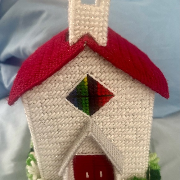 Vintage Handmade ChurchTissue Box Cover - Picture 4 of 7